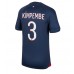 Paris Saint-Germain Presnel Kimpembe #3 Hemma matchtröja 2023-24 Kortärmad Billigt